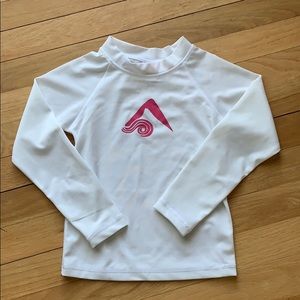 Long sleeve swim shirt girls